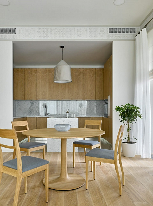 Угловая кухня «Снегири»